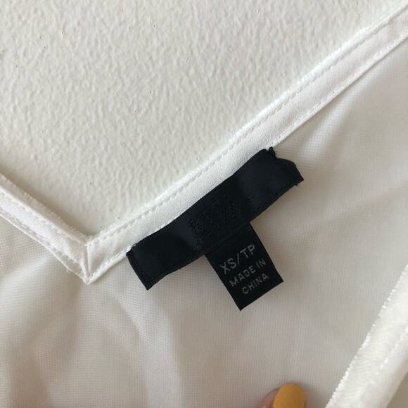 ATM Feather Weight Velvet Cami in Ecru - Picture 4 of 5